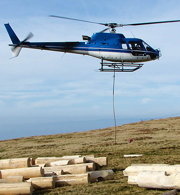 Reno Helicopter Log Lift